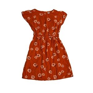Carter's Orange Flutter Sleeve Sundress